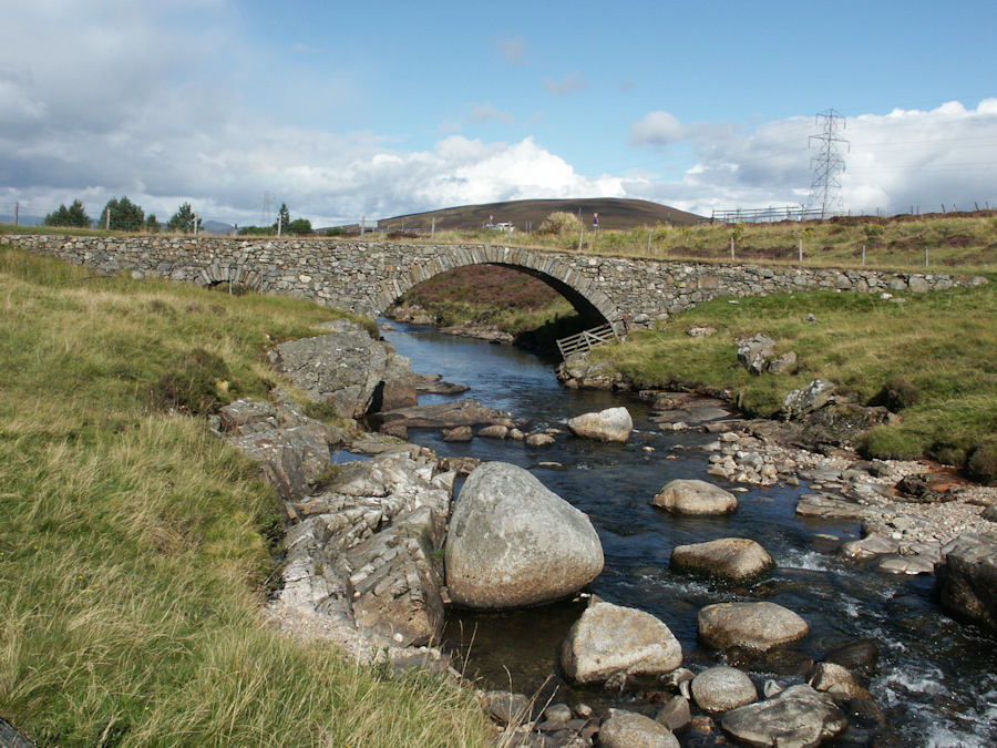 Wades Bridge over River Truim, Dalwhinnie
